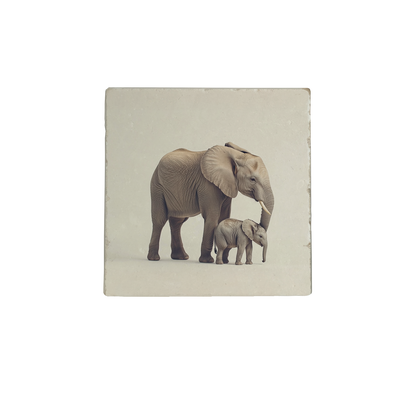 Olifant met baby