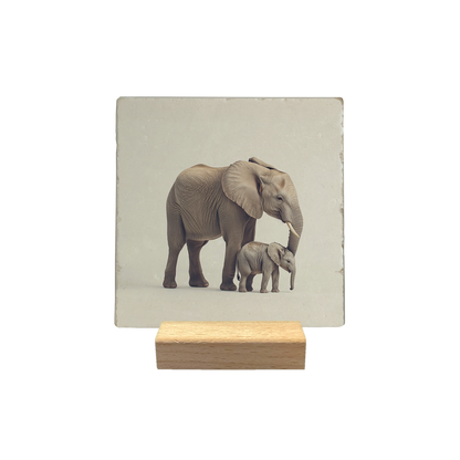 Olifant met baby
