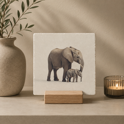 Olifant met baby