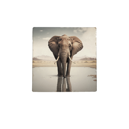 Olifant met baby
