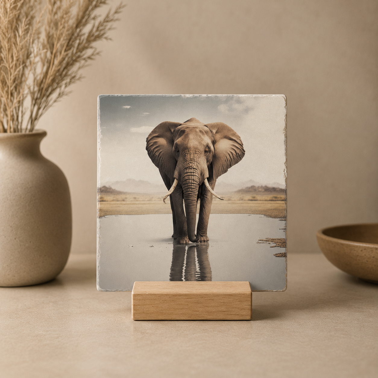 Olifant met baby