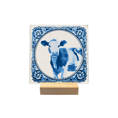Delfts blauwe koe