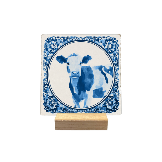 Delfts blauwe koe