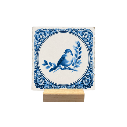 Delfts blauwe vogel