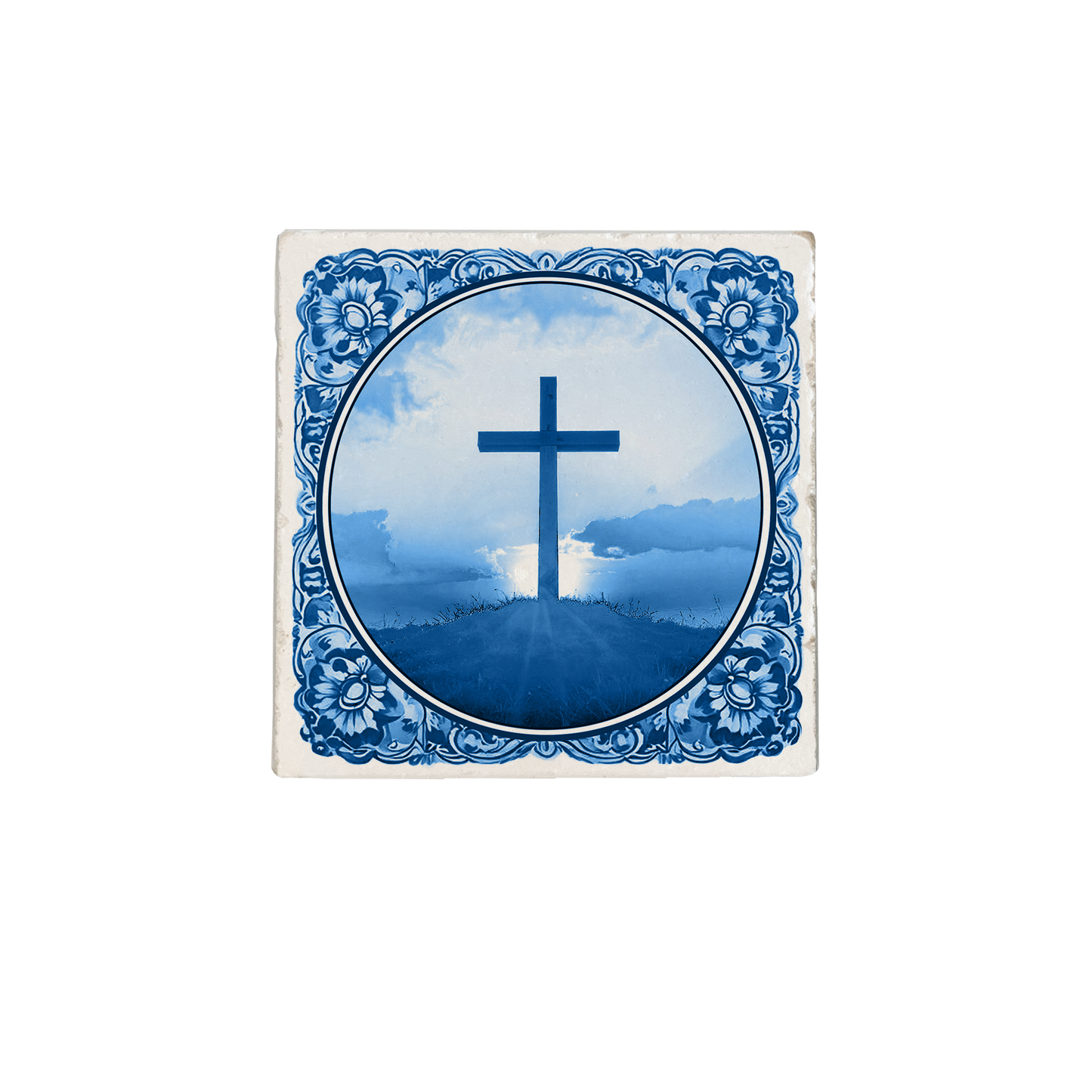 Delfts blauw kruis