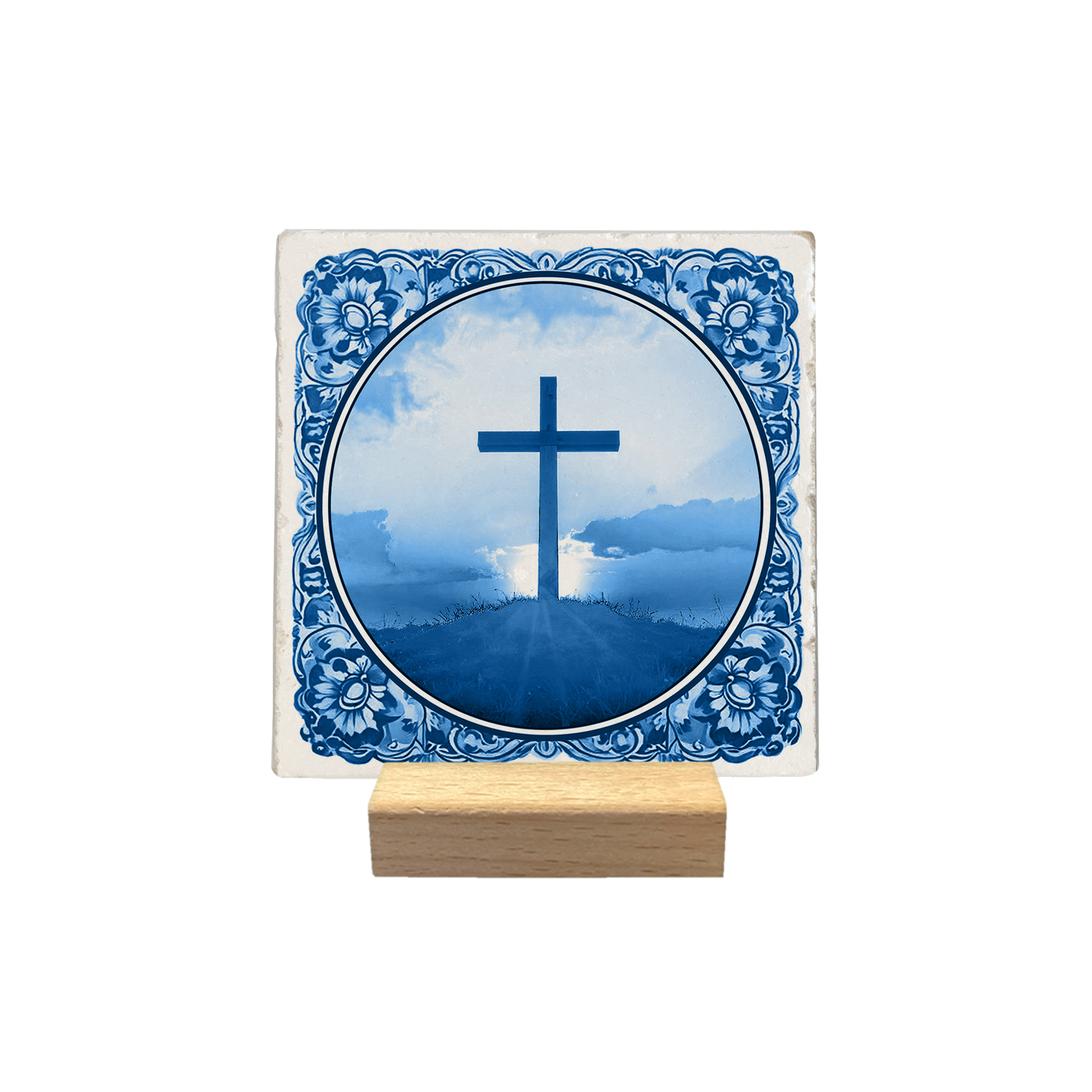 Delfts blauw kruis
