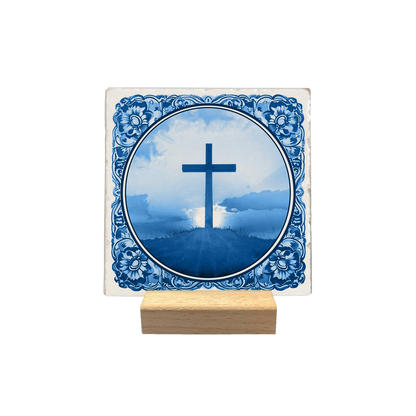 Delfts blauw kruis