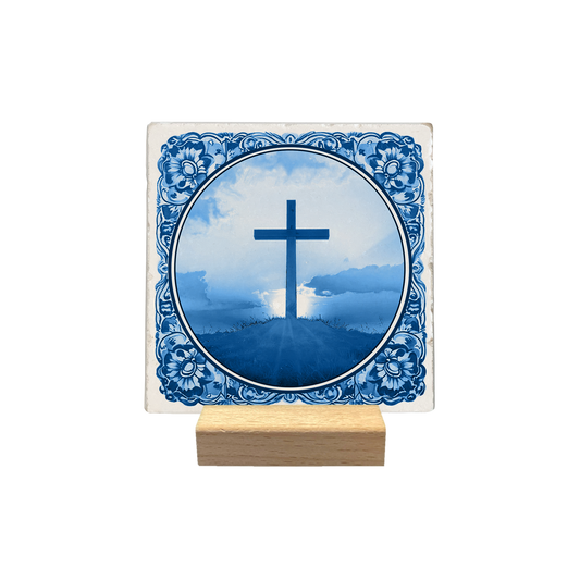 Delfts blauw kruis