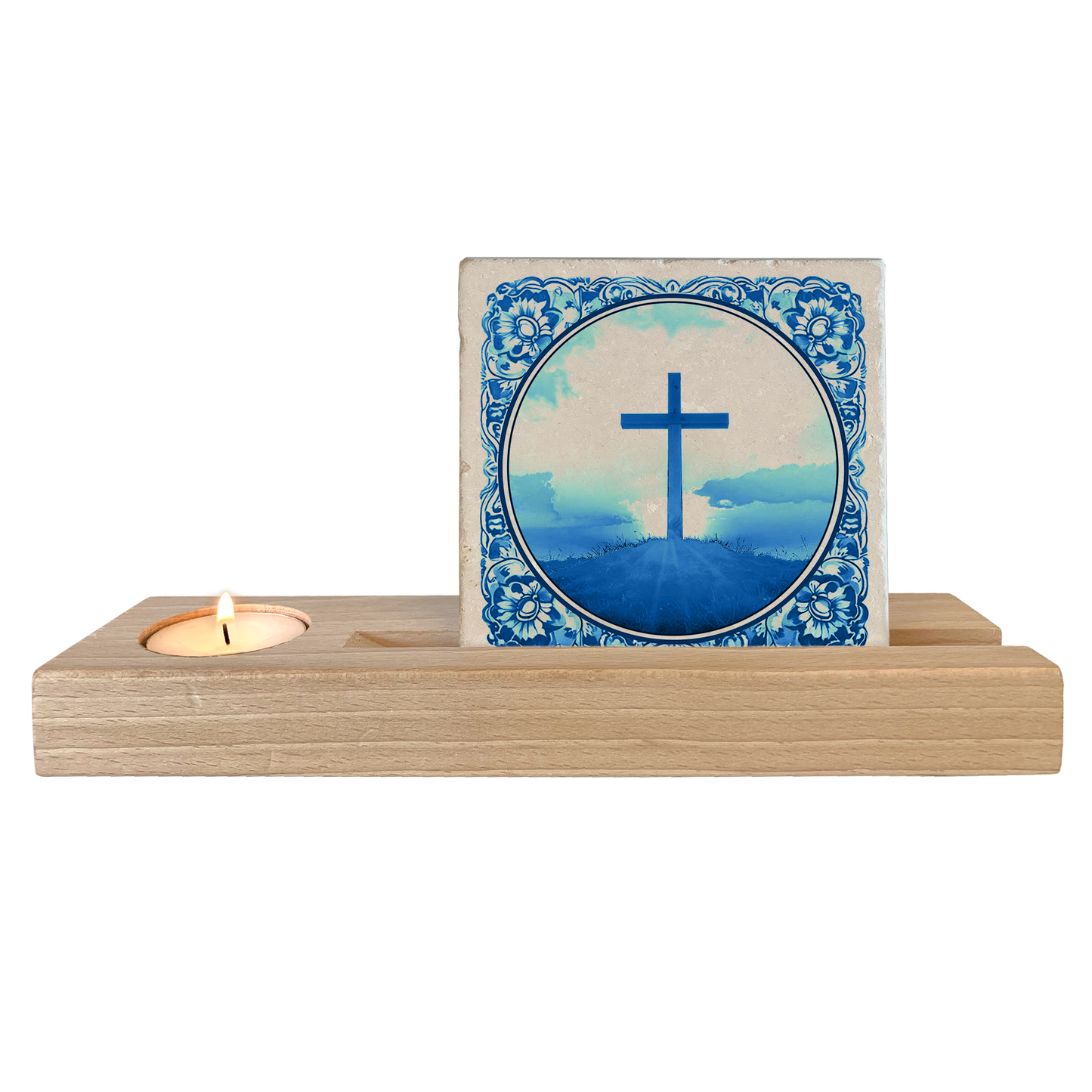 Delfts blauw kruis
