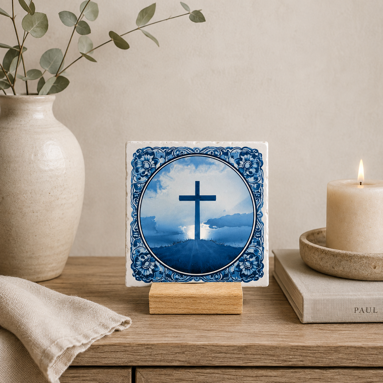 Delfts blauw kruis