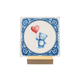 Delfts blauwe beer met ballon