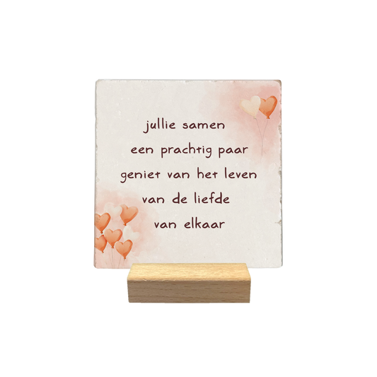 Jullie samen een prachtig paar