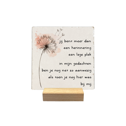 Jij bent meer dan een herinnering