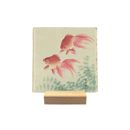 Two goldfish by Ohara Koson
