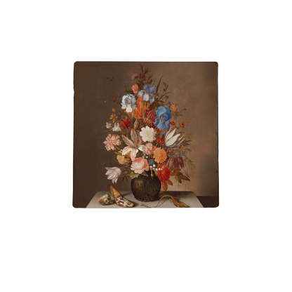 Bloemen met hagedis