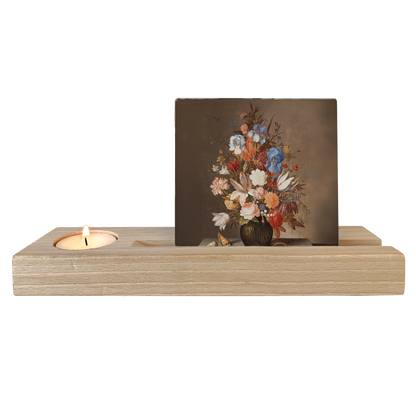Bloemen met hagedis