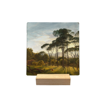 Zonnige bomen