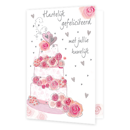 Hartelijk gefeliciteerd met jullie huwelijk