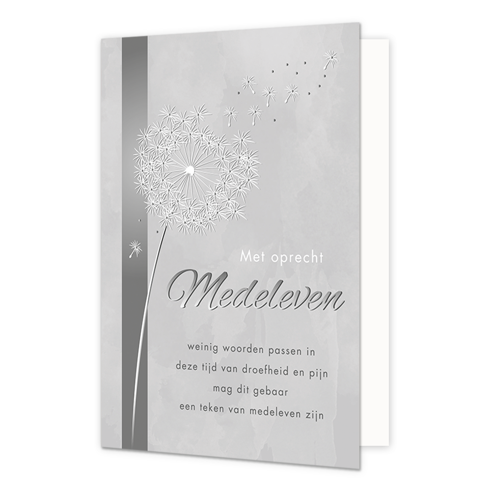 Met oprecht medeleven