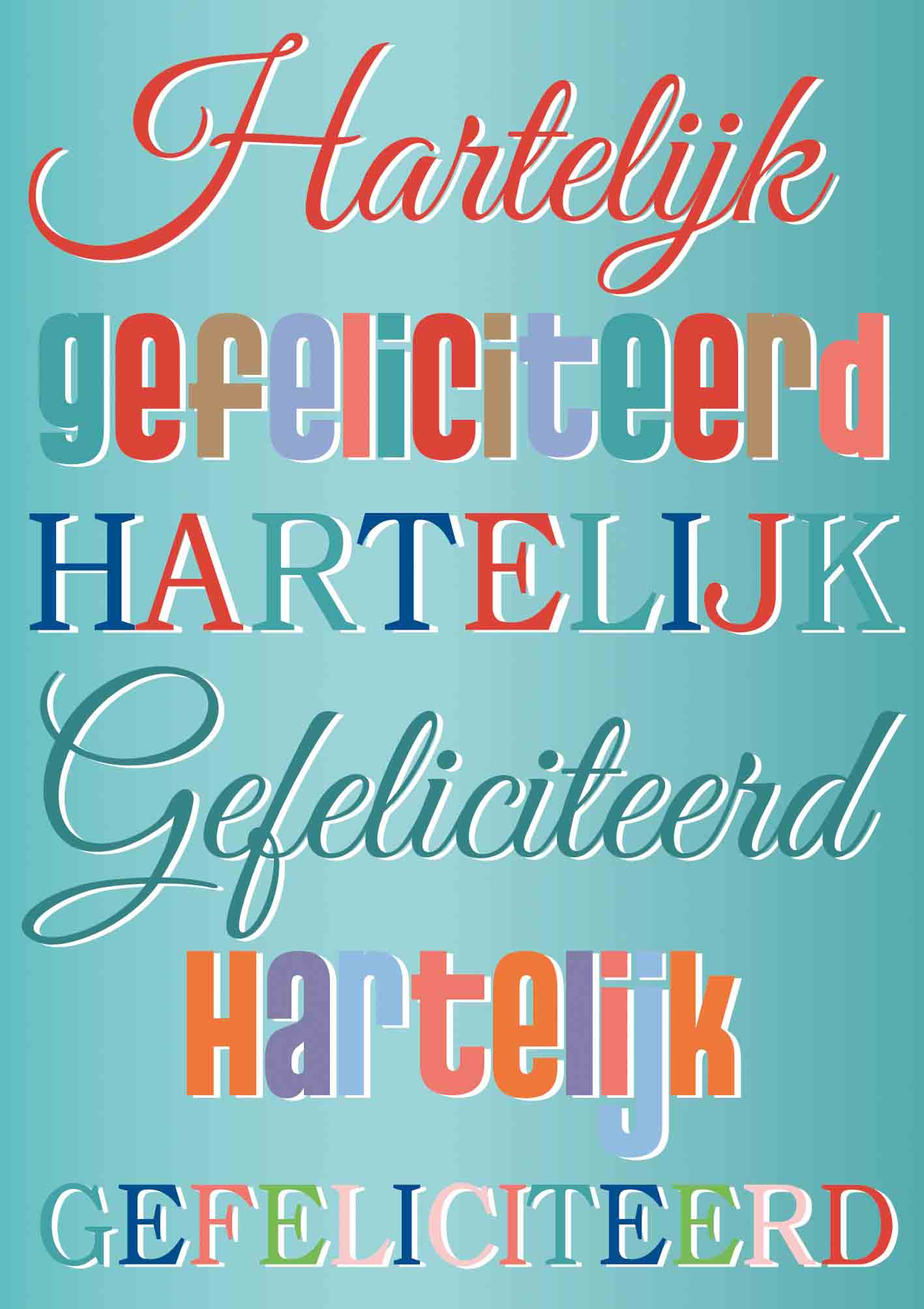 Hartelijk gefeliciteerd