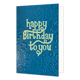 Happy birthday to you - Formaat: Standaard - Vorm: Staand - Verjaardagskaart - Op deze wenskaart staat de tekst: "Happy birthday to you". - Snelwenskaart