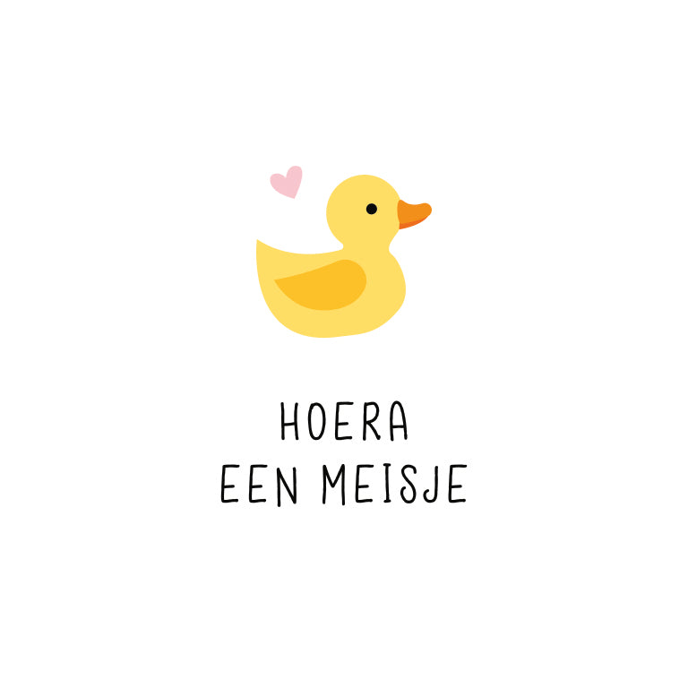 Hoera een meisje