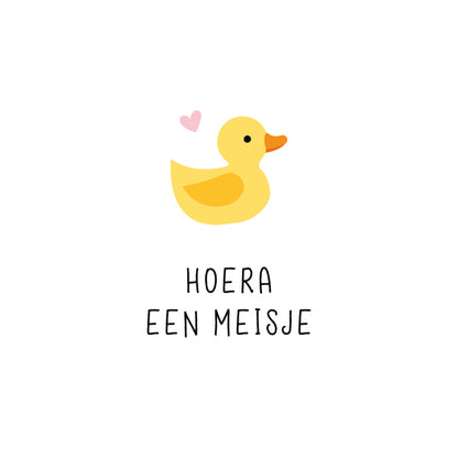 Hoera een meisje