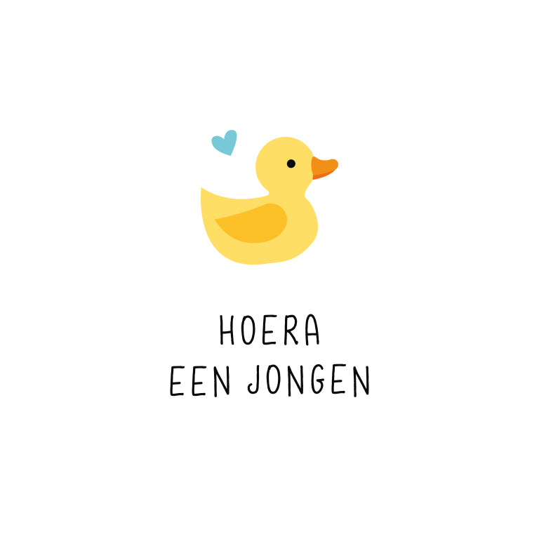 Hoera een jongen