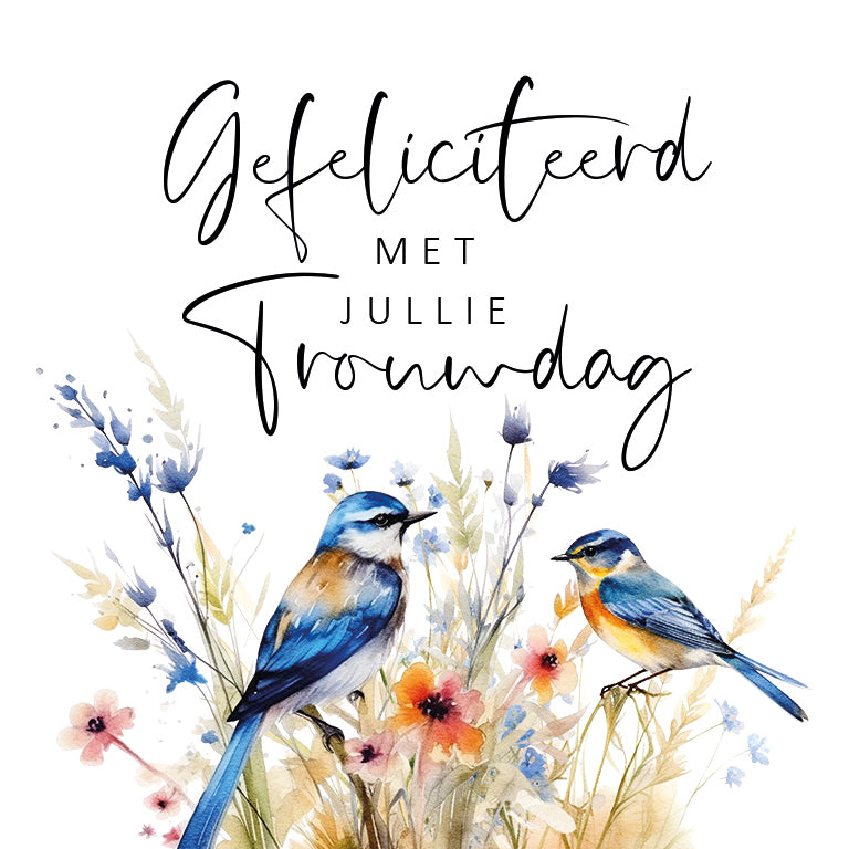 Gefeliciteerd met jullie trouwdag