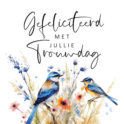 Gefeliciteerd met jullie trouwdag