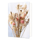Droog bloemen - Formaat: Standaard - Vorm: Staand - Blanco kaart - Op deze wenskaart staat een boeket met droogbloemen in de kkleuren bruin, beige, wit en roze. - Snelwenskaart