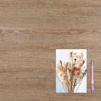 Blanco droog bloemen