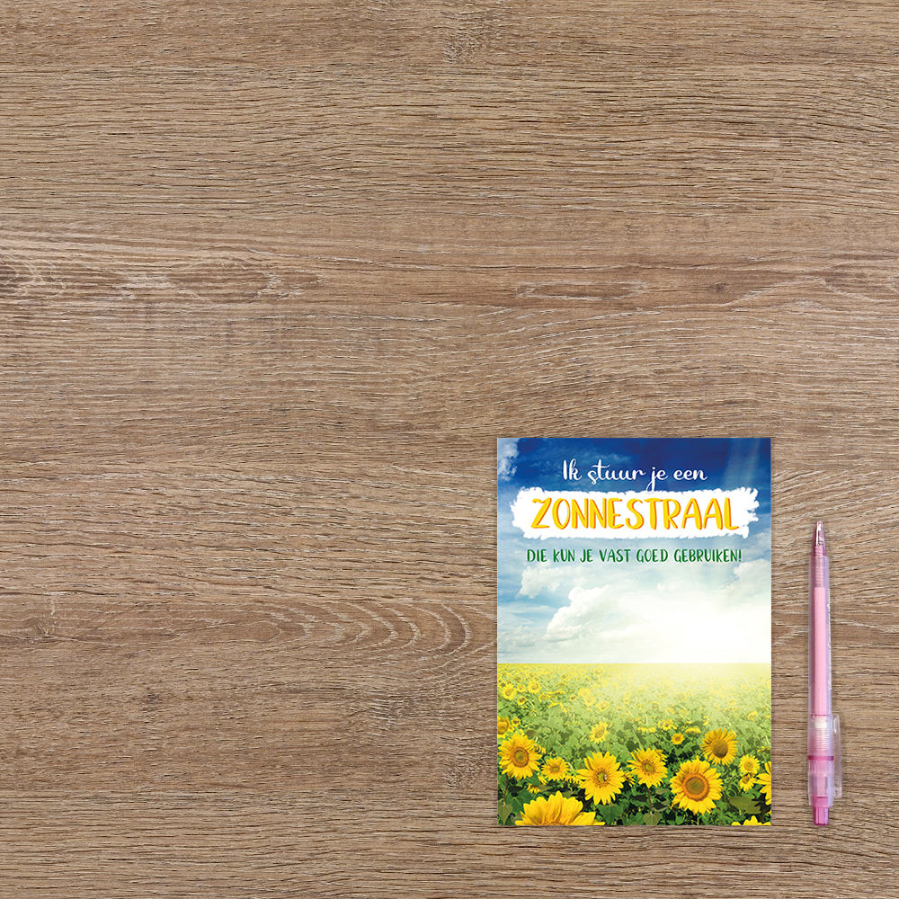 Ik stuur je een zonnestraal