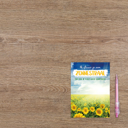 Ik stuur je een zonnestraal