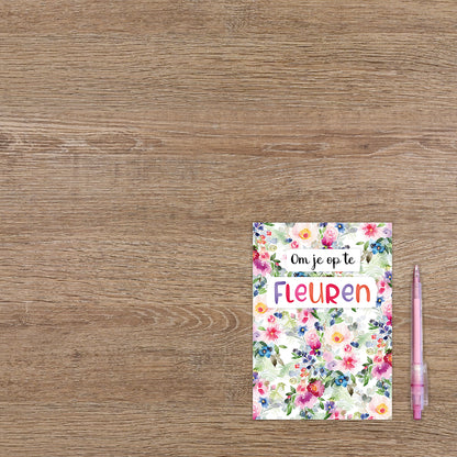 Om je op te fleuren