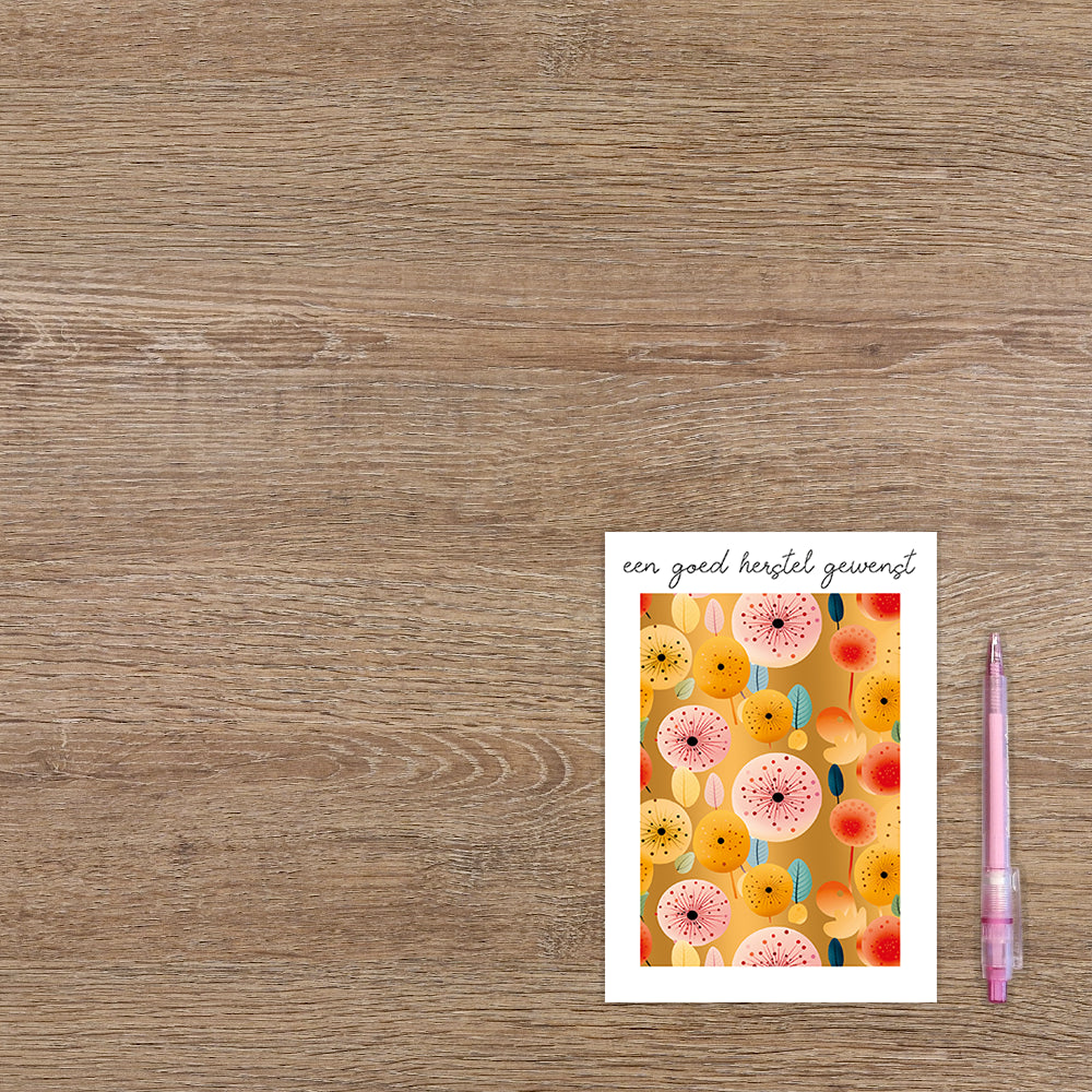 Een goed herstel gewenst