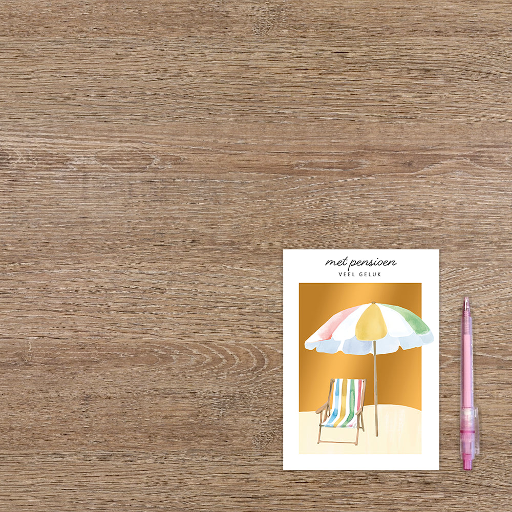 Met pensioen veel geluk