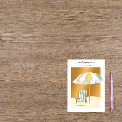 Met pensioen veel geluk