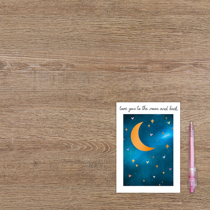 Love you to the moon and back