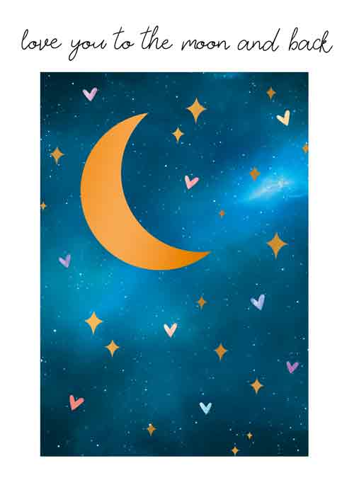 Love you to the moon and back