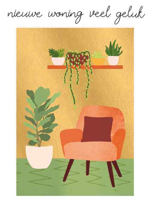 Nieuwe woning veel geluk