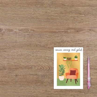 Nieuwe woning veel geluk