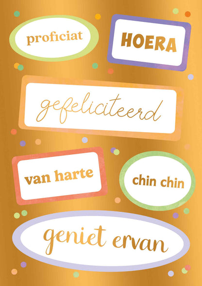 Van harte gefeliciteerd