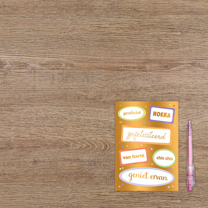 Van harte gefeliciteerd