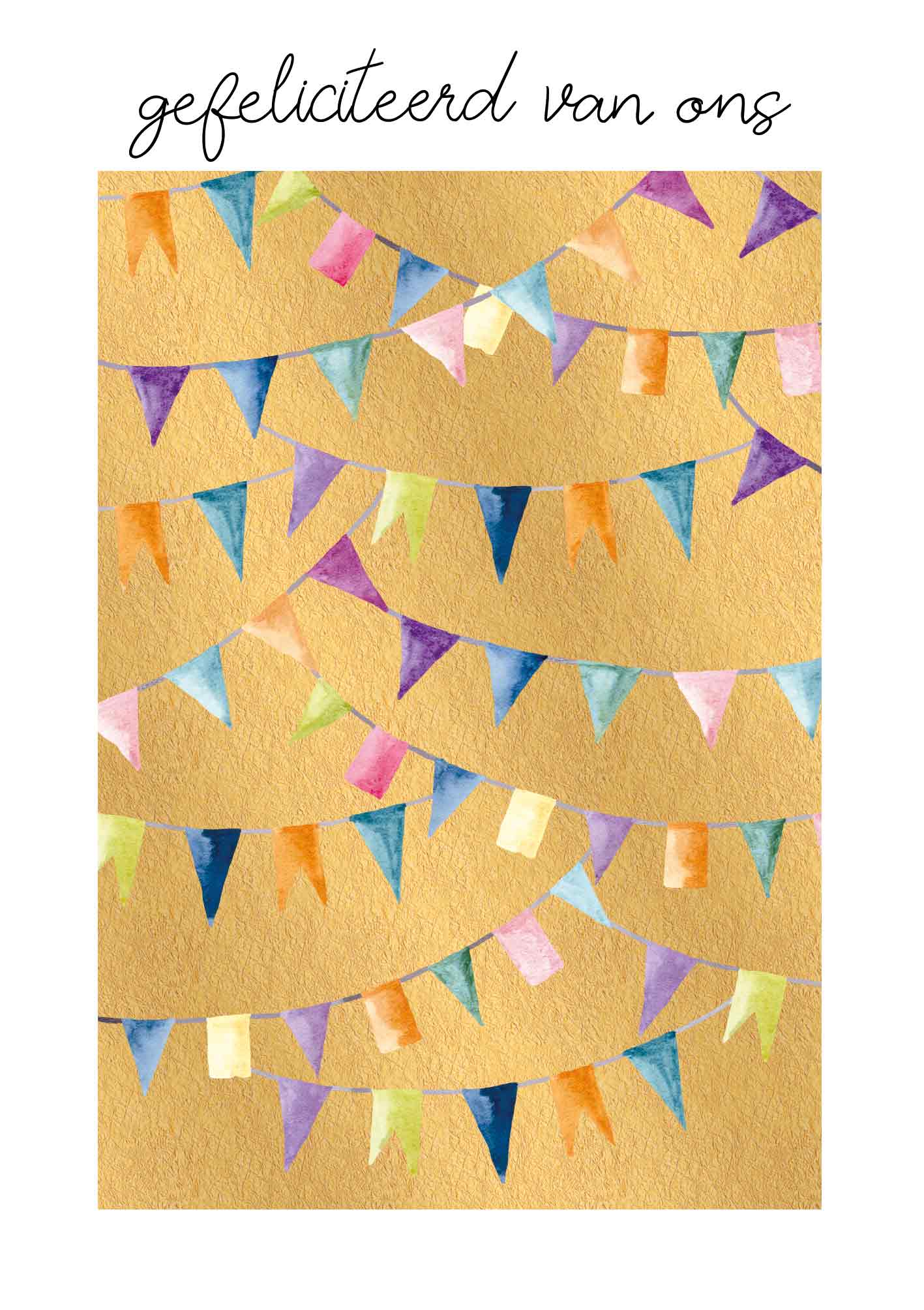 Gefeliciteerd van ons