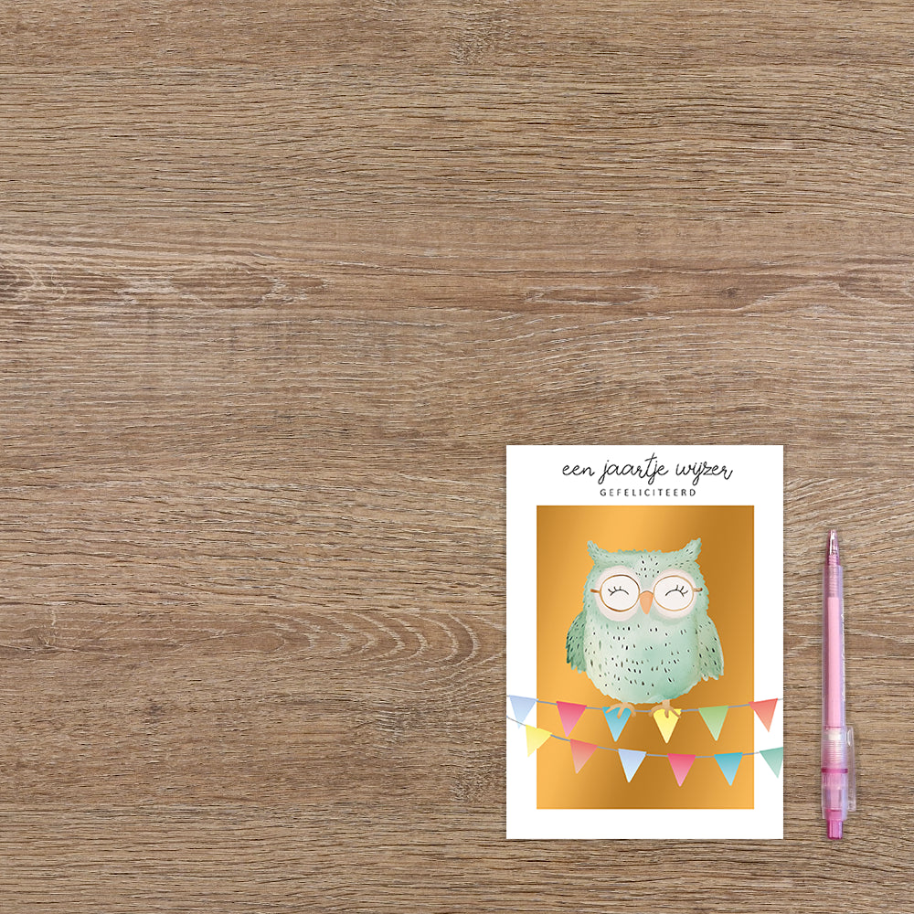 Een jaartje wijzer gefeliciteerd