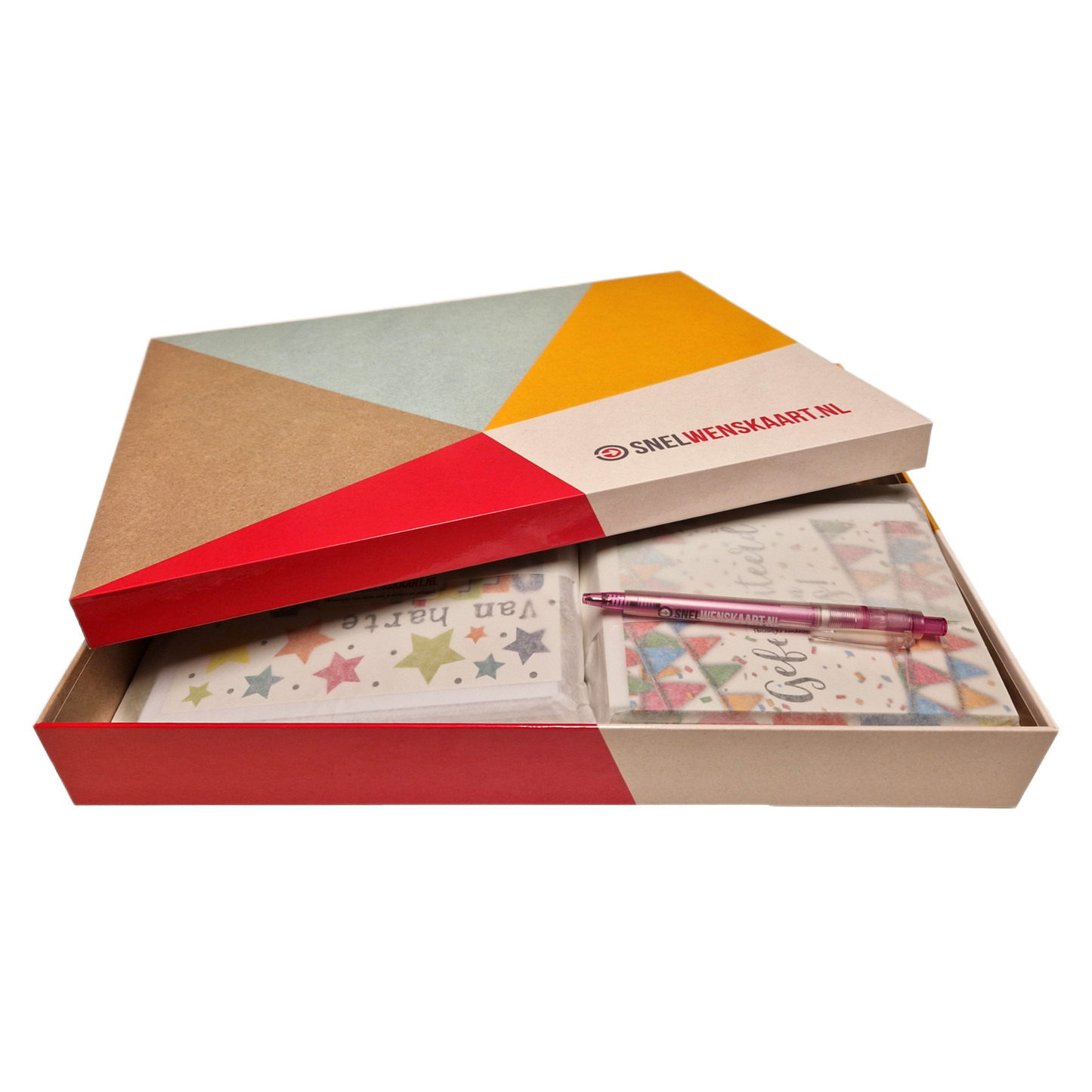 Wenskaartenset Uit het hart - 30 stuks