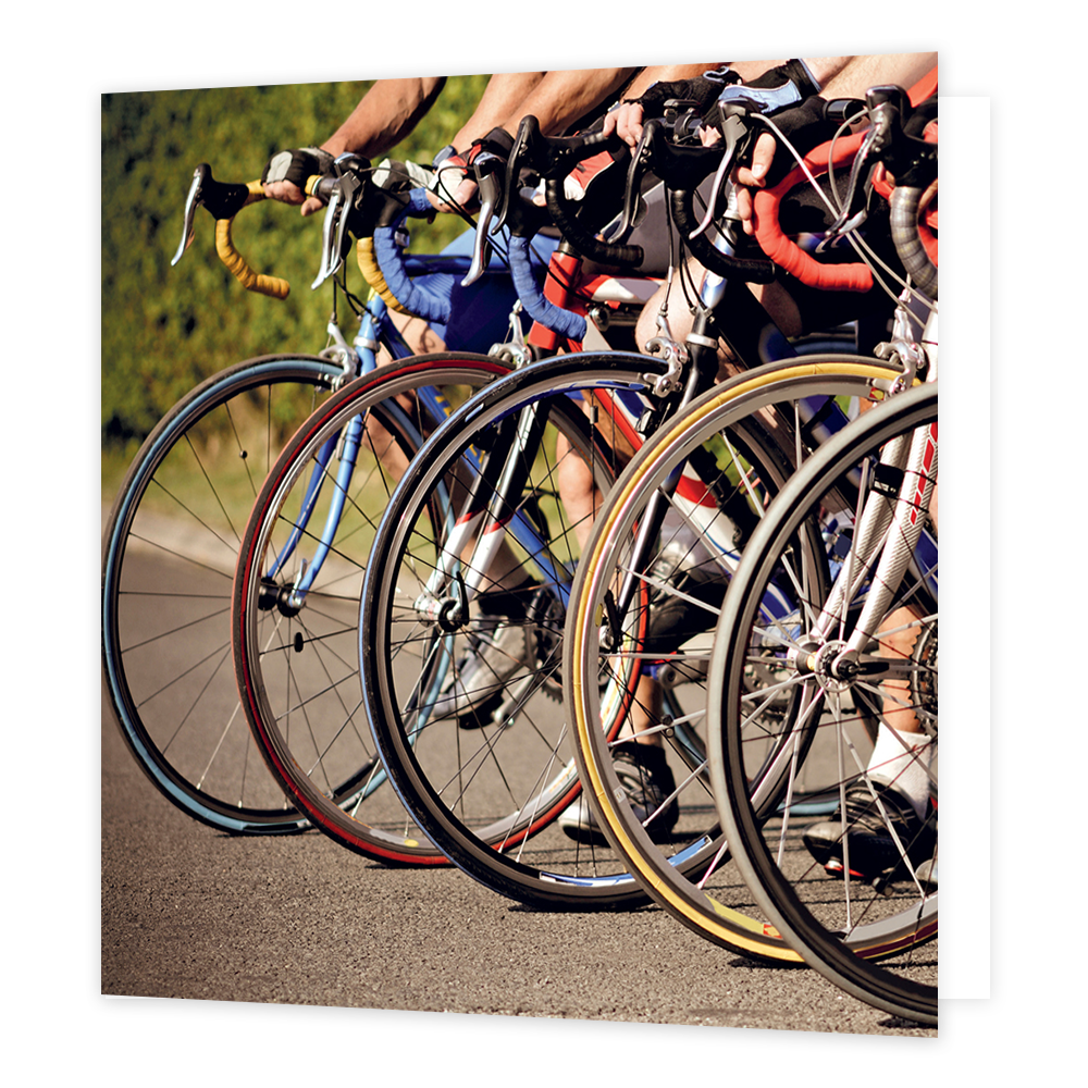 XL kaart - Wielrenners
