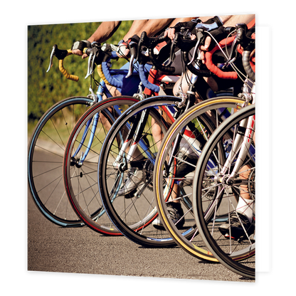 XL kaart - Wielrenners