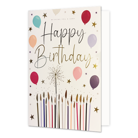 XL kaart - Happy birthday